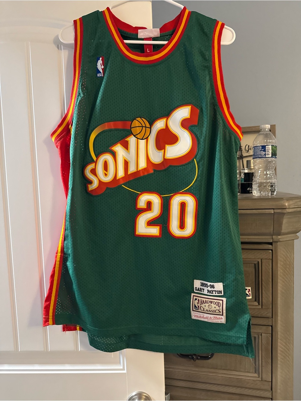 Mitchell & Ness Kids Green Hardwood Classics Gary Payton Jersey